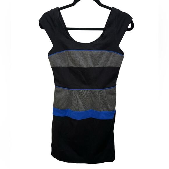 BCBGMaxAzria Dresses & Skirts - BCBGMaxArzia Colorblock Cap Sleeve Bodycon Dress Size 6